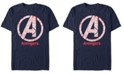 Fifth Sun Marvel Men's Avengers Endgame Line Art Logo, Short Sleeve T-shirt